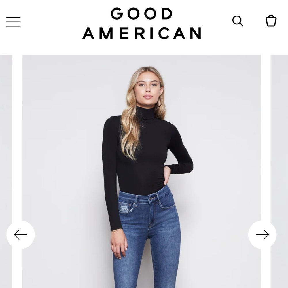 NWT GOOD TOUCH LONG SLEEVE TURTLENECK BODY (XS)